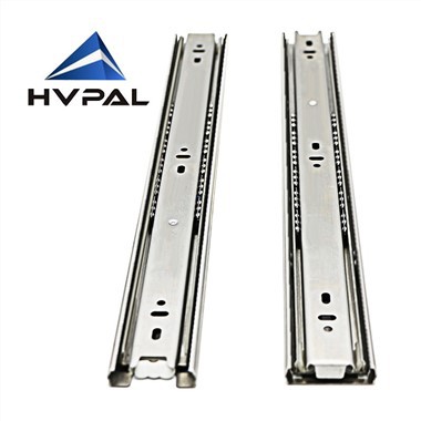 Glissières de tiroir en acier inoxydable 45