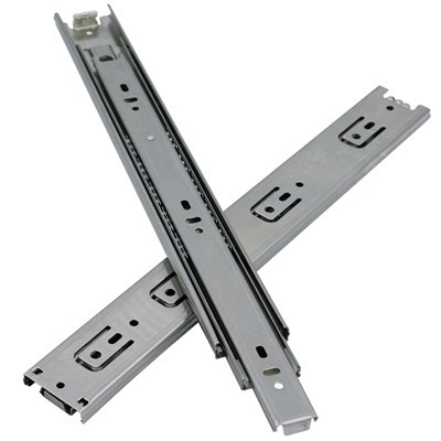 Rail coulissant en acier inoxydable à usage moyen